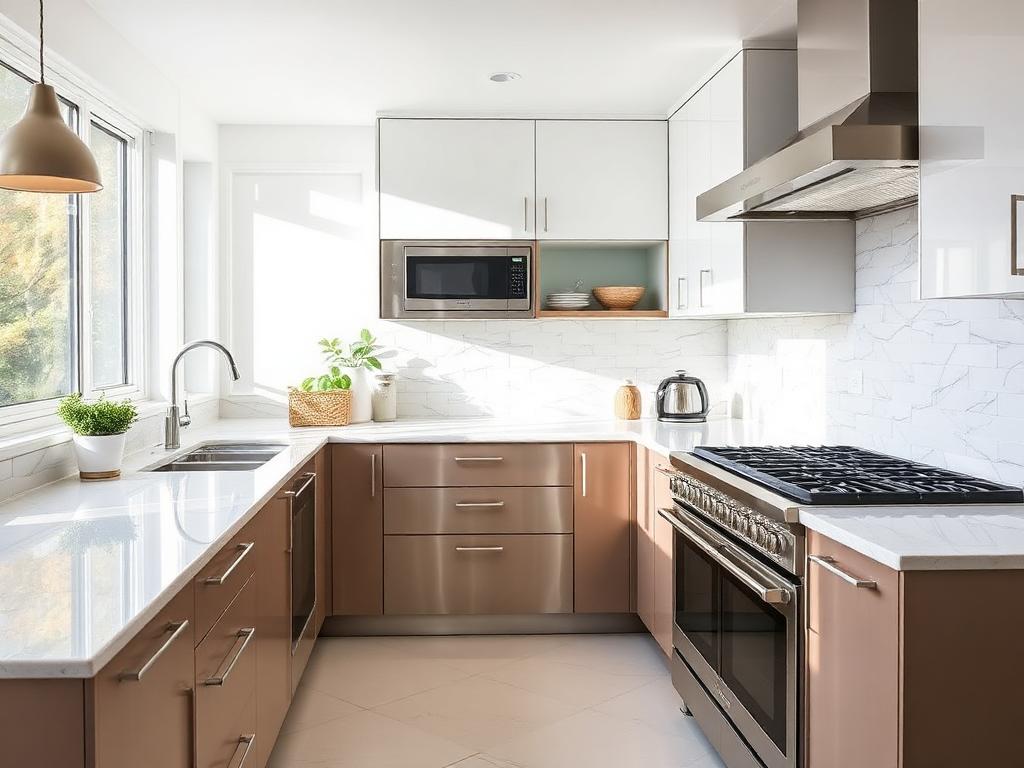 Spotless kitchen after professional deep cleaning in Lagos
