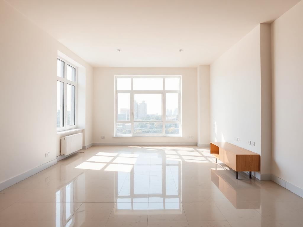 Newly built apartment after post-construction cleaning in Lekki